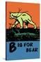 B is for Bear-Charles Buckles Falls-Stretched Canvas