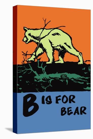 B is for Bear-Charles Buckles Falls-Stretched Canvas