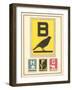 B is for Bird-null-Framed Art Print