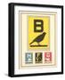 B is for Bird-null-Framed Art Print