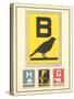 B is for Bird-null-Stretched Canvas