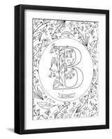 B is for Bluebell-Heather Rosas-Framed Art Print