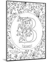 B is for Bluebell-Heather Rosas-Mounted Art Print