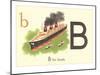 B is for Boats-null-Mounted Art Print