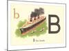 B is for Boats-null-Mounted Art Print