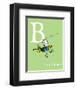 B is for Bumblebee (green)-Theodor (Dr. Seuss) Geisel-Framed Art Print