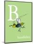 B is for Bumblebee (green)-Theodor (Dr. Seuss) Geisel-Mounted Art Print