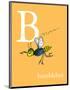 B is for Bumblebee (orange)-Theodor (Dr. Seuss) Geisel-Mounted Art Print