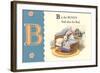 B is for Bunny-null-Framed Art Print