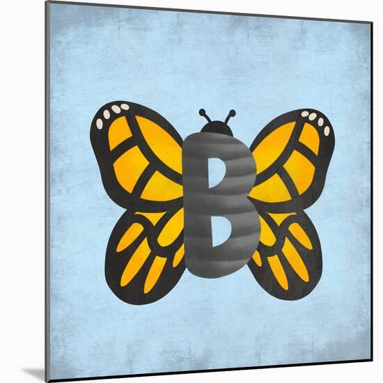 B Is For Butterfly-Marcus Prime-Mounted Art Print