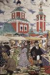 At the Fair-B. M. Kustodiev-Giclee Print