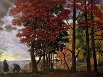 Autumn, 1918-B. M. Kustodiev-Giclee Print