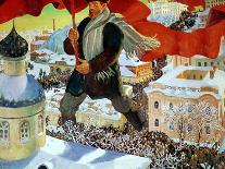 Easter Market at the Moscow Kremlin, 1917-B. M. Kustodiev-Giclee Print