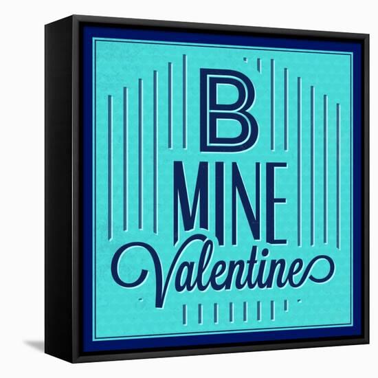 B Mine Valentine 1-Lorand Okos-Framed Stretched Canvas