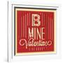 B Mine Valentine-Lorand Okos-Framed Art Print