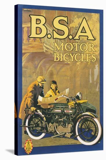 B.S.A. Motor Bicycles-null-Stretched Canvas