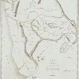 Map of the Territory West of the Rocky Mountains, 1837-B.S. Bonneville-Framed Giclee Print