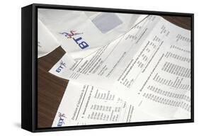 B.T. Phone Bill-null-Framed Stretched Canvas