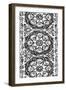 B&W Arabesque Panels IV-Chariklia Zarris-Framed Art Print