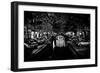 B&W Canal at Night I-Erin Berzel-Framed Photographic Print