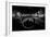 B&W Canal at Night II-Erin Berzel-Framed Photographic Print