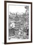 B&W City Scene IV-Melissa Wang-Framed Art Print