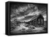 B&W Desert View III-David Drost-Framed Stretched Canvas