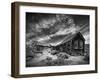 B&W Desert View III-David Drost-Framed Photographic Print