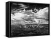 B&W Desert View IV-David Drost-Framed Stretched Canvas