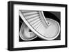 B&W staircase-Henk van Maastricht-Framed Photographic Print