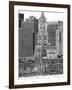 B&W Us Cityscape-Boston-Melissa Wang-Framed Art Print