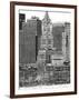 B&W Us Cityscape-Boston-Melissa Wang-Framed Art Print