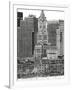 B&W Us Cityscape-Boston-Melissa Wang-Framed Art Print