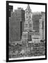 B&W Us Cityscape-Boston-Melissa Wang-Framed Art Print