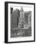 B&W Us Cityscape-Boston-Melissa Wang-Framed Art Print