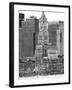 B&W Us Cityscape-Boston-Melissa Wang-Framed Art Print