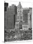 B&W Us Cityscape-Boston-Melissa Wang-Stretched Canvas