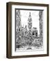 B&W Us Cityscape-Philadelphia-Melissa Wang-Framed Art Print