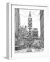 B&W Us Cityscape-Philadelphia-Melissa Wang-Framed Art Print