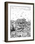 B&W Us Cityscape-San Francisco-Melissa Wang-Framed Art Print