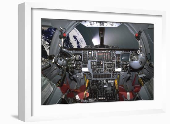 B1-B Lancer Cockpit-Stocktrek Images-Framed Photographic Print