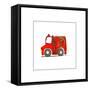 Ba Fire Truck-null-Framed Stretched Canvas