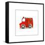 Ba Fire Truck-null-Framed Stretched Canvas