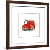 Ba Fire Truck-null-Framed Giclee Print