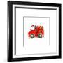 Ba Fire Truck-null-Framed Giclee Print