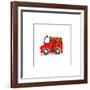 Ba Fire Truck-null-Framed Giclee Print