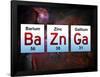 Ba Zn Ga Elements-null-Framed Poster