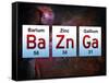 Ba Zn Ga Elements-null-Framed Stretched Canvas