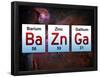 Ba Zn Ga Elements-null-Framed Poster