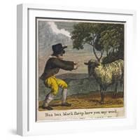 Baa Baa Black Sheep Have You Any Wool?-null-Framed Photographic Print